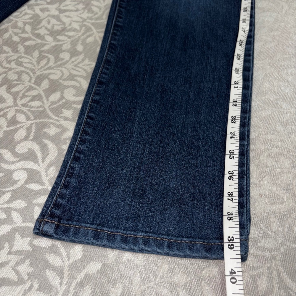 Bandolino Mandie Jeans Straight Leg Mid Rise Womens 14 (D15) - Picture 9 of 11
